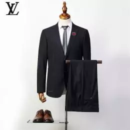 louis vuitton lv deux pieces costumes manches longues pour homme s_b37656